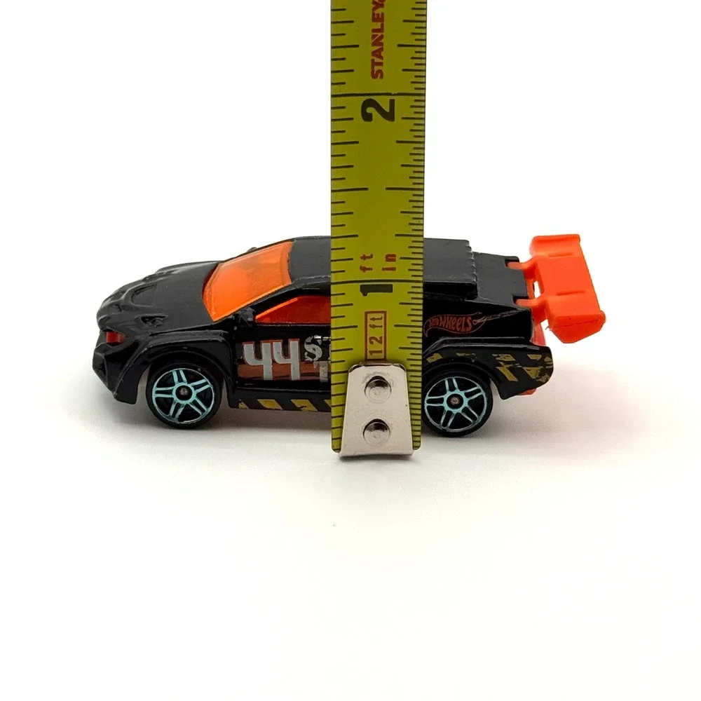 Hot Wheels Black Orange #44 Race‎ Car Stunt Team X1849 Diecast 2012